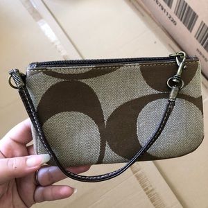 Vintage coach wristlet